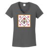 Ladies Heavy Cotton ™ 100% Cotton V Neck T Shirt Thumbnail