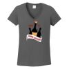 Ladies Heavy Cotton ™ 100% Cotton V Neck T Shirt Thumbnail