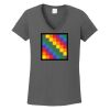 Ladies Heavy Cotton ™ 100% Cotton V Neck T Shirt Thumbnail