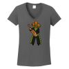 Ladies Heavy Cotton ™ 100% Cotton V Neck T Shirt Thumbnail