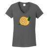 Ladies Heavy Cotton ™ 100% Cotton V Neck T Shirt Thumbnail