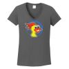 Ladies Heavy Cotton ™ 100% Cotton V Neck T Shirt Thumbnail