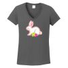 Ladies Heavy Cotton ™ 100% Cotton V Neck T Shirt Thumbnail