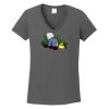 Ladies Heavy Cotton ™ 100% Cotton V Neck T Shirt Thumbnail