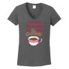 Ladies Heavy Cotton ™ 100% Cotton V Neck T Shirt Thumbnail