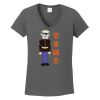 Ladies Heavy Cotton ™ 100% Cotton V Neck T Shirt Thumbnail