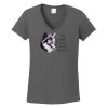 Ladies Heavy Cotton ™ 100% Cotton V Neck T Shirt Thumbnail