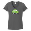 Ladies Heavy Cotton ™ 100% Cotton V Neck T Shirt Thumbnail