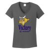 Ladies Heavy Cotton ™ 100% Cotton V Neck T Shirt Thumbnail