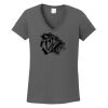 Ladies Heavy Cotton ™ 100% Cotton V Neck T Shirt Thumbnail