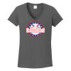 Ladies Heavy Cotton ™ 100% Cotton V Neck T Shirt Thumbnail