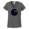 Ladies Heavy Cotton ™ 100% Cotton V Neck T Shirt Thumbnail