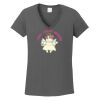 Ladies Heavy Cotton ™ 100% Cotton V Neck T Shirt Thumbnail