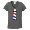 Ladies Heavy Cotton ™ 100% Cotton V Neck T Shirt Thumbnail