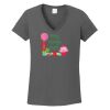Ladies Heavy Cotton ™ 100% Cotton V Neck T Shirt Thumbnail