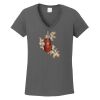 Ladies Heavy Cotton ™ 100% Cotton V Neck T Shirt Thumbnail