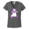 Ladies Heavy Cotton ™ 100% Cotton V Neck T Shirt Thumbnail