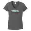 Ladies Heavy Cotton ™ 100% Cotton V Neck T Shirt Thumbnail