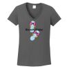 Ladies Heavy Cotton ™ 100% Cotton V Neck T Shirt Thumbnail