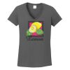 Ladies Heavy Cotton ™ 100% Cotton V Neck T Shirt Thumbnail