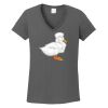 Ladies Heavy Cotton ™ 100% Cotton V Neck T Shirt Thumbnail
