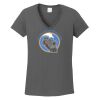 Ladies Heavy Cotton ™ 100% Cotton V Neck T Shirt Thumbnail
