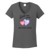 Ladies Heavy Cotton ™ 100% Cotton V Neck T Shirt Thumbnail