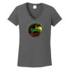 Ladies Heavy Cotton ™ 100% Cotton V Neck T Shirt Thumbnail