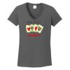 Ladies Heavy Cotton ™ 100% Cotton V Neck T Shirt Thumbnail
