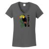 Ladies Heavy Cotton ™ 100% Cotton V Neck T Shirt Thumbnail