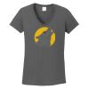 Ladies Heavy Cotton ™ 100% Cotton V Neck T Shirt Thumbnail