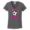 Ladies Heavy Cotton ™ 100% Cotton V Neck T Shirt Thumbnail