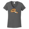 Ladies Heavy Cotton ™ 100% Cotton V Neck T Shirt Thumbnail