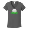 Ladies Heavy Cotton ™ 100% Cotton V Neck T Shirt Thumbnail