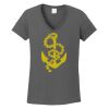 Ladies Heavy Cotton ™ 100% Cotton V Neck T Shirt Thumbnail