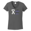 Ladies Heavy Cotton ™ 100% Cotton V Neck T Shirt Thumbnail