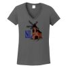 Ladies Heavy Cotton ™ 100% Cotton V Neck T Shirt Thumbnail