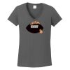 Ladies Heavy Cotton ™ 100% Cotton V Neck T Shirt Thumbnail