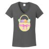 Ladies Heavy Cotton ™ 100% Cotton V Neck T Shirt Thumbnail