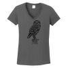 Ladies Heavy Cotton ™ 100% Cotton V Neck T Shirt Thumbnail