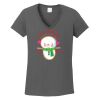 Ladies Heavy Cotton ™ 100% Cotton V Neck T Shirt Thumbnail