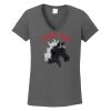 Ladies Heavy Cotton ™ 100% Cotton V Neck T Shirt Thumbnail