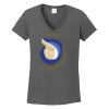 Ladies Heavy Cotton ™ 100% Cotton V Neck T Shirt Thumbnail