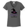 Ladies Heavy Cotton ™ 100% Cotton V Neck T Shirt Thumbnail