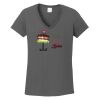 Ladies Heavy Cotton ™ 100% Cotton V Neck T Shirt Thumbnail