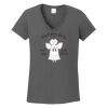 Ladies Heavy Cotton ™ 100% Cotton V Neck T Shirt Thumbnail