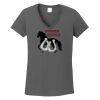 Ladies Heavy Cotton ™ 100% Cotton V Neck T Shirt Thumbnail