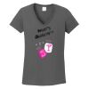 Ladies Heavy Cotton ™ 100% Cotton V Neck T Shirt Thumbnail