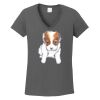Ladies Heavy Cotton ™ 100% Cotton V Neck T Shirt Thumbnail
