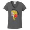 Ladies Heavy Cotton ™ 100% Cotton V Neck T Shirt Thumbnail